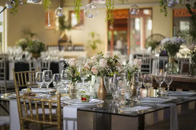 Montaje de mesa para novios 13